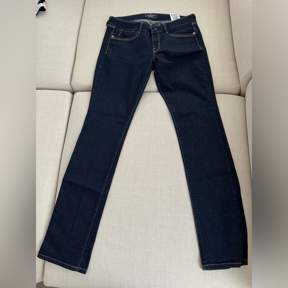 Guess Dark Blue Denim Starlet Straight Jeans | Sz 29